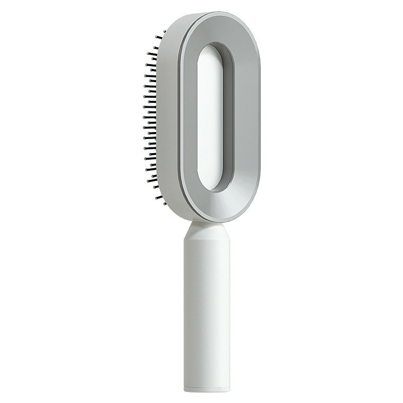 Self Cleaning Hair Brush For Women One-key