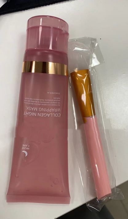 Face Night Mask Collagen Wrapping Mask Natural