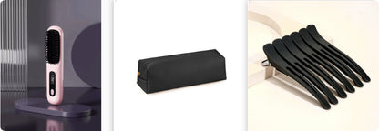 2 In 1 Straight Hair Comb Wireless Hair Straightener Brush