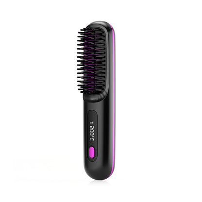 2 In 1 Straight Hair Comb Wireless Hair Straightener Brush