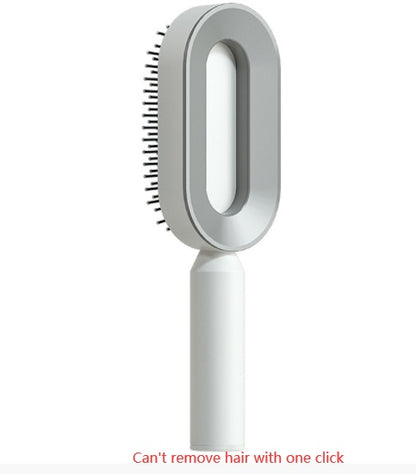 Self Cleaning Hair Brush For Women One-key